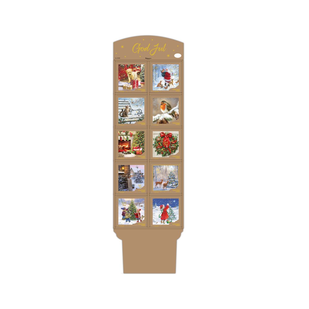 NÄYTTÖ 5 RIVIÄ JOULUKORTTEJA 2-201101/2-201110