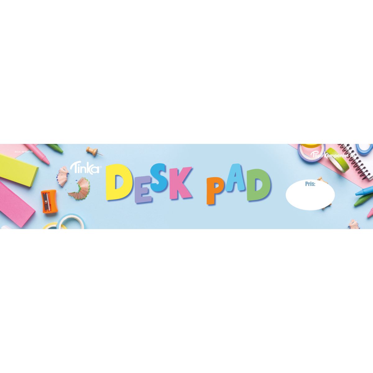 OTSIKKO TYÖPÖYDÄN SUOJKUKSILLE 650X145 MM