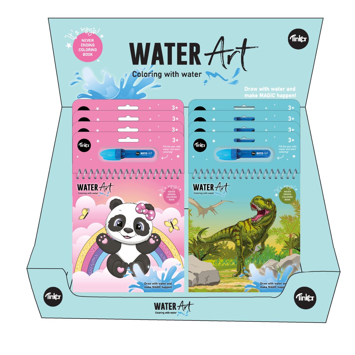 NÄYTTÖ TINKA WATER ARTILLE 6X4 KIRJAA